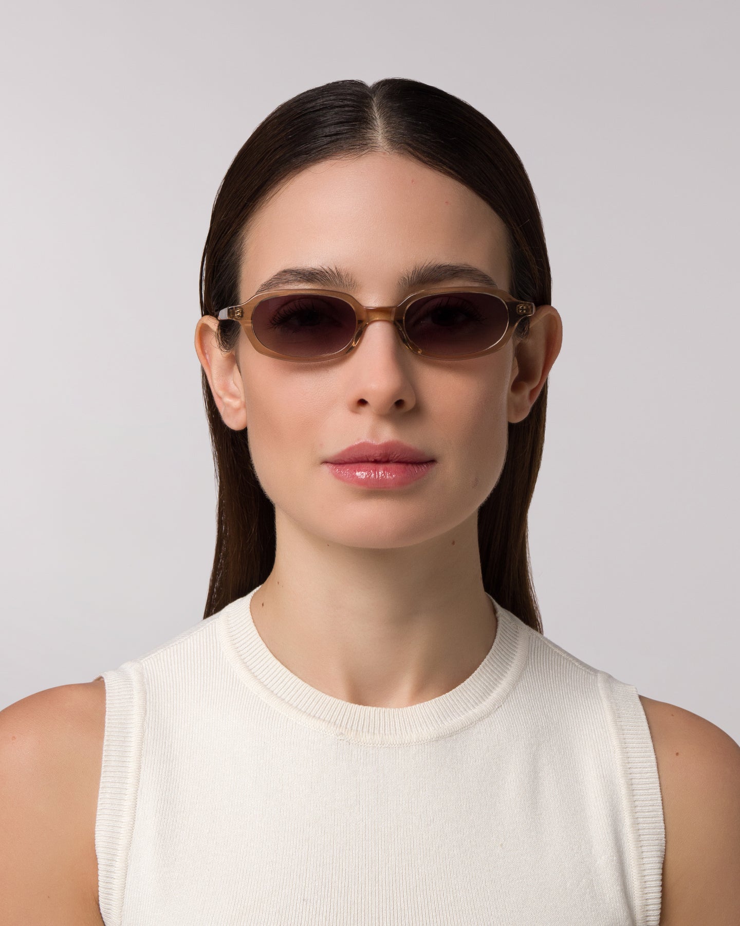 Best Sunglasses for Women – Carolyn Clear Brown, Available Online in USA, UK, Canada & UAE